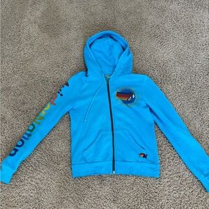 Aviator Nation Blue and Red Sweatshirt